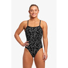 Funkita Ladies Single Strap One Piece | Texta Mess-Swimwear-Funkita-8-Texta Mess-Ashlee Grace Activewear & Swimwear Online