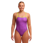 Funkita Ladies Single Strength One Piece | Berry Crush-Swimwear-Funkita-6-Berry Crush-Ashlee Grace Activewear & Swimwear Online