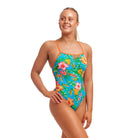 Funkita Ladies Single Strength One Piece | Blue Hawaii-Swimwear-Funkita-6-Blue Hawaii-Ashlee Grace Activewear & Swimwear Online