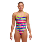 Funkita Ladies Single Strength One Piece | Paint Patch-Swimwear-Funkita-6-Paint Patch-Ashlee Grace Activewear & Swimwear Online