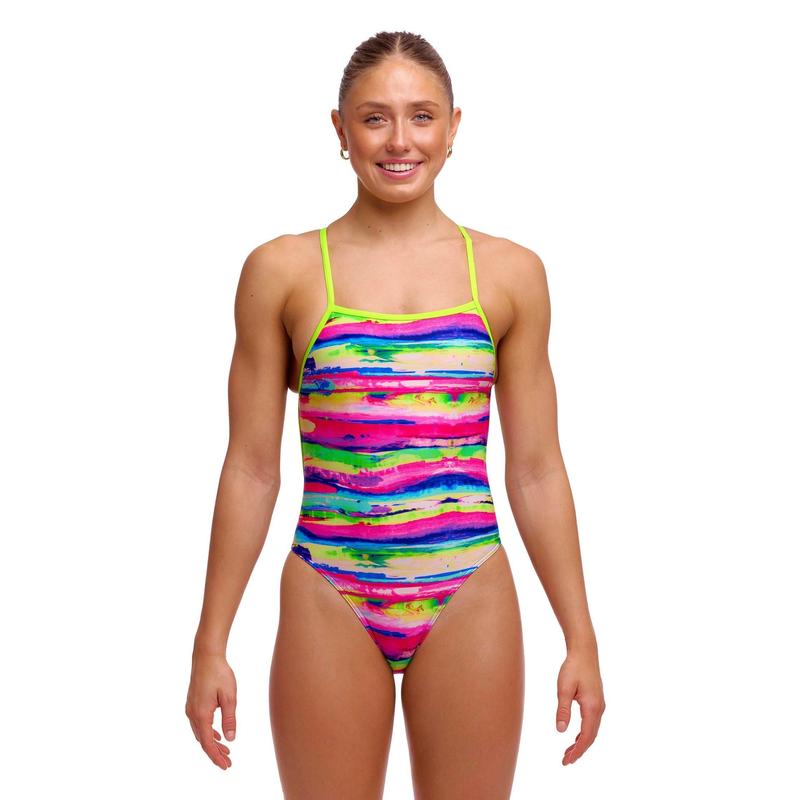 Funkita Ladies Single Strength One Piece | Paint Patch-Swimwear-Funkita-6-Paint Patch-Ashlee Grace Activewear & Swimwear Online