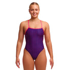 Funkita Ladies Single Strength One Piece | Peach Tea-Swimwear-Funkita-6-Peach Tea-Ashlee Grace Activewear & Swimwear Online