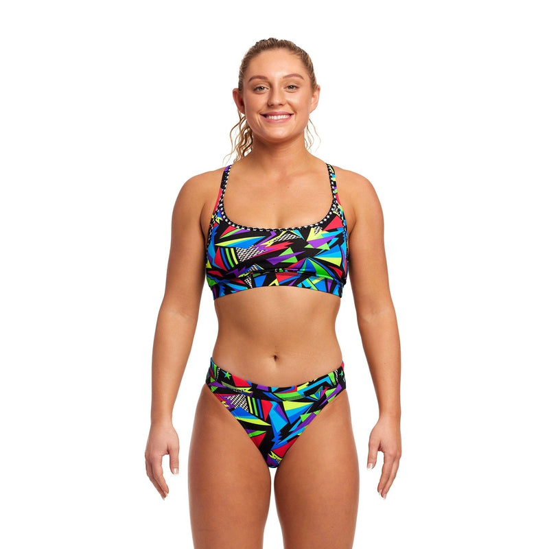 Funkita Ladies Sports Brief | Beat It-Swimwear-Funkita-8-Beat It-Ashlee Grace Activewear & Swimwear Online