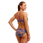 Funkita Ladies Sports Top | Lolly Leopard-Swimwear-Funkita-8-Lolly Leopard-Ashlee Grace Activewear & Swimwear Online