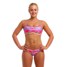 Funkita Ladies Swim Crop Top | Leave In-Swimwear-Funkita-8-Leave In-Ashlee Grace Activewear & Swimwear Online