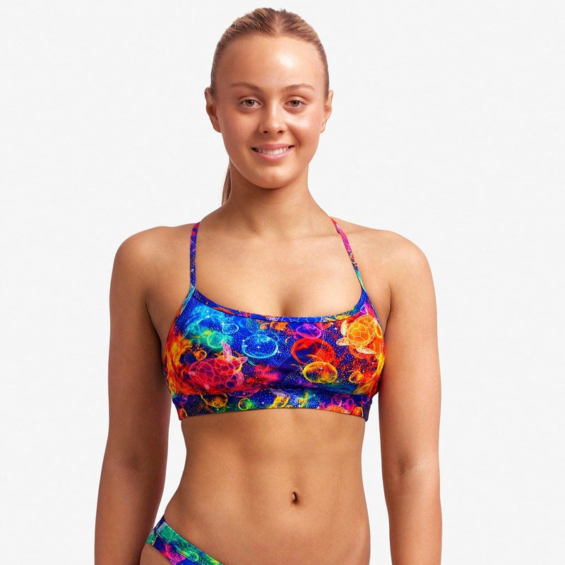 Funkita Ladies Swim Crop Top | Ocean Galaxy-Swimwear-Funkita-8-Ocean Galaxy-Ashlee Grace Activewear & Swimwear Online