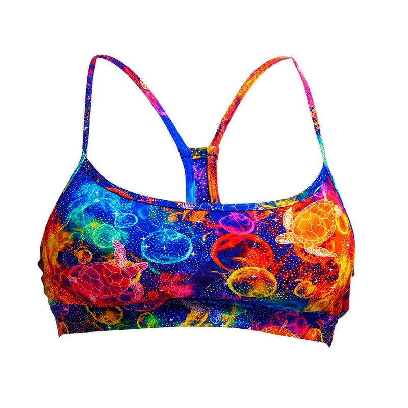 Funkita Ladies Swim Crop Top | Ocean Galaxy-Swimwear-Funkita-8-Ocean Galaxy-Ashlee Grace Activewear & Swimwear Online