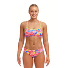 Funkita Ladies Swim Crop Top | Rock Star-Swimwear-Funkita-8-Rock Star-Ashlee Grace Activewear & Swimwear Online