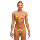Funkita Ladies Swim Crop Top | Sweet Coconuts-Swimwear-Funkita-8-Sweet Coconuts-Ashlee Grace Activewear & Swimwear Online