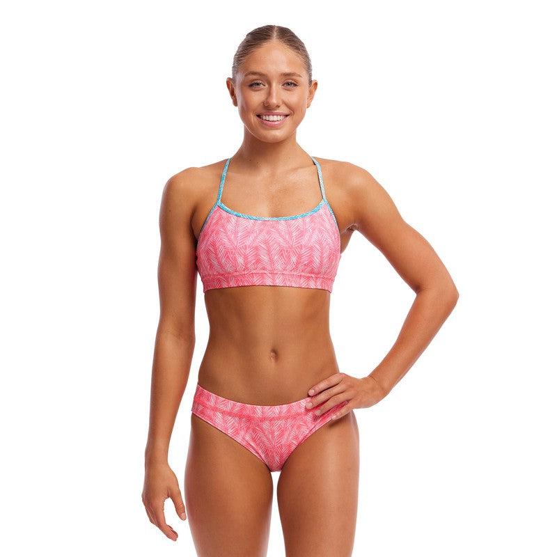 Funkita Ladies Swim Crop Top | Sweet Releaf-Swimwear-Funkita-8-Sweet Releaf-Ashlee Grace Activewear & Swimwear Online