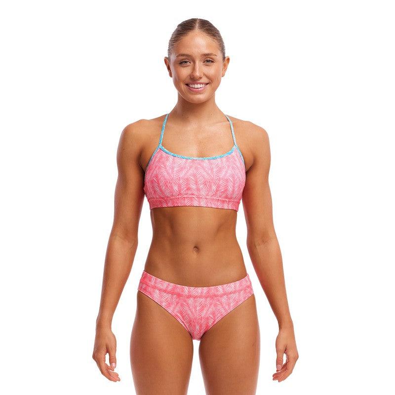 Funkita Ladies Swim Crop Top | Sweet Releaf-Swimwear-Funkita-8-Sweet Releaf-Ashlee Grace Activewear & Swimwear Online