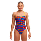 Funkita Ladies Swim Secure One Piece | Plastic Fantastic-Swimwear-Funkita-6-Plastic Fantastic-Ashlee Grace Activewear & Swimwear Online