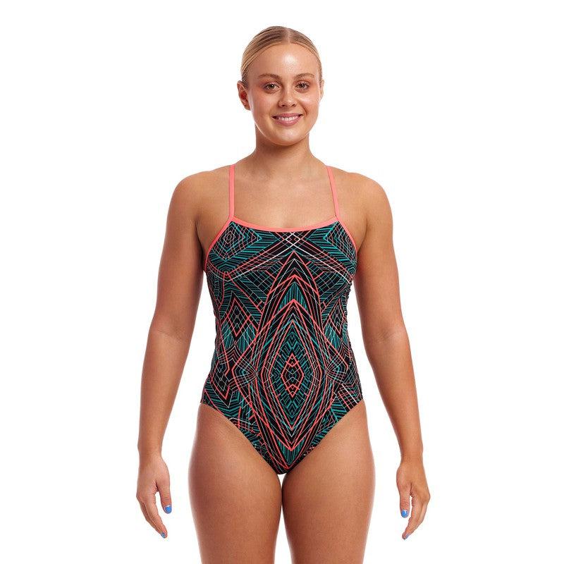 Funkita Ladies Swim Secure One Piece | Spiro Mint-Swimwear-Funkita-6-Spiro Mint-Ashlee Grace Activewear & Swimwear Online