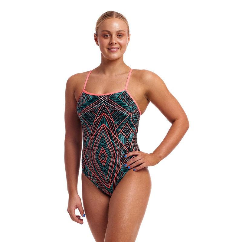 Funkita Ladies Swim Secure One Piece | Spiro Mint-Swimwear-Funkita-6-Spiro Mint-Ashlee Grace Activewear & Swimwear Online