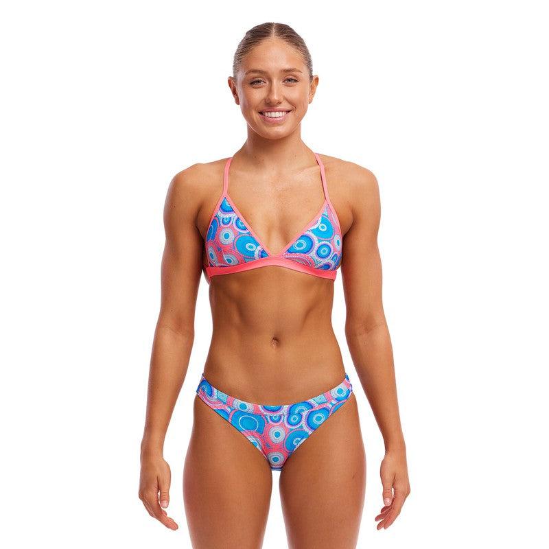 Funkita Ladies Tri Top | Bundjalung Blue-Swimwear-Funkita-8-Bundjalung Blue-Ashlee Grace Activewear & Swimwear Online