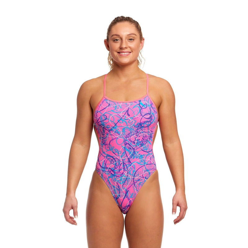 Funkita Ladies Twisted One Piece | Quick Flick-Swimwear-Funkita-8-Quick Flick-Ashlee Grace Activewear & Swimwear Online