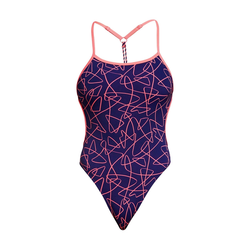 Funkita Ladies Twisted One Piece | Serial Texter-Swimwear-Funkita-8-Serial Texter-Ashlee Grace Activewear & Swimwear Online