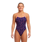 Funkita Ladies Twisted One Piece | Serial Texter-Swimwear-Funkita-8-Serial Texter-Ashlee Grace Activewear & Swimwear Online