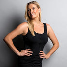 Funkita Ladies Zip Front Tankini | Still Black-Swimwear-Funkita-10-Still Black-Ashlee Grace Activewear & Swimwear Online