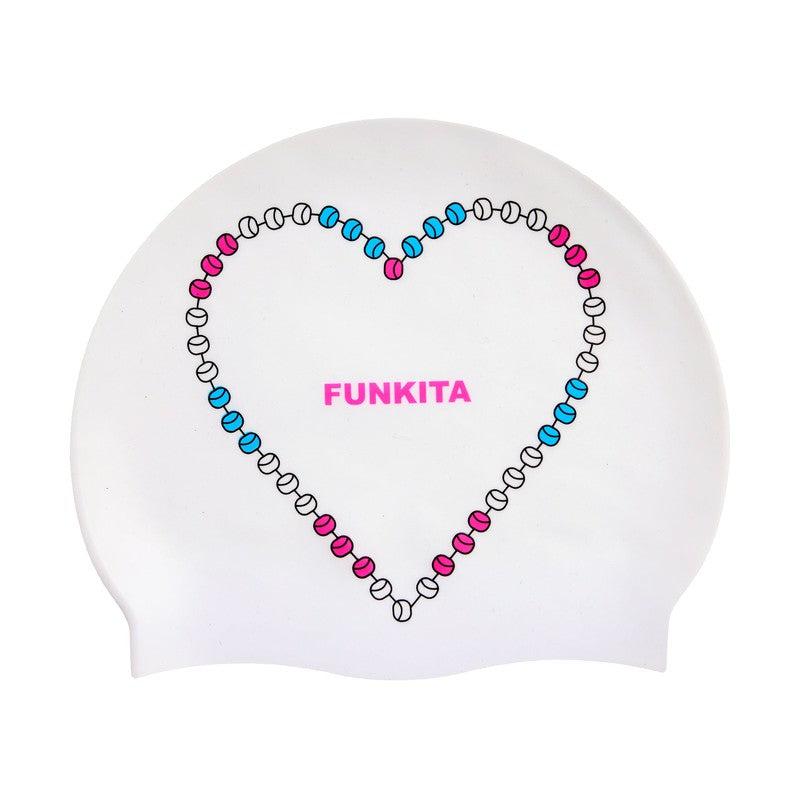 Funkita Silicone Swim Cap | Heart Rope-Swim Caps-Funkita-ONE SIZE-Heart Rope-Ashlee Grace Activewear & Swimwear Online