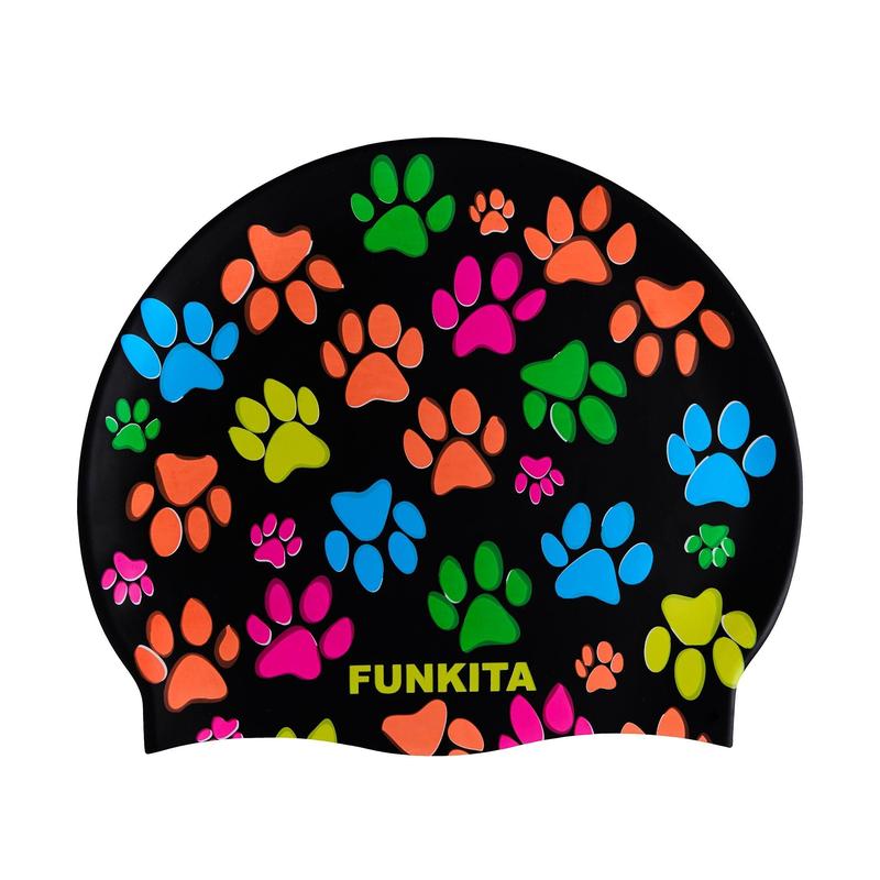 Funkita Silicone Swim Cap | Pawsome-Swim Caps-Funkita-ONE SIZE-Pawsome-Ashlee Grace Activewear & Swimwear Online