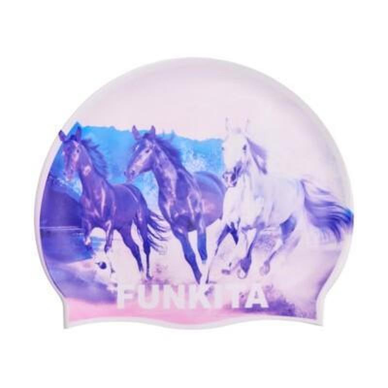 Funkita Silicone Swim Cap | Ride Time-Swim Caps-Funkita-ONE SIZE-Ride Time-Ashlee Grace Activewear & Swimwear Online