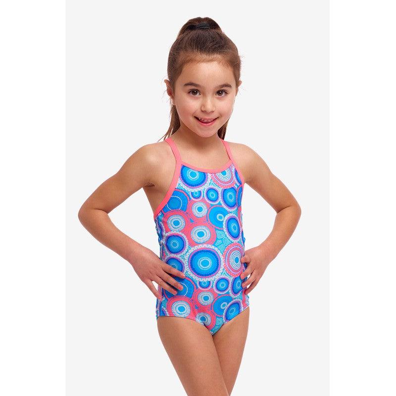 Funkita Toddler Girls Printed One Piece | Bundjalung Blue-Swimwear-Funkita-3-Bundjalung Blue-Ashlee Grace Activewear & Swimwear Online