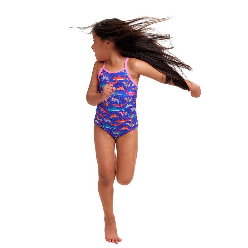 Funkita Toddler Girls Printed One Piece | Doggie Paddle-Swimwear-Funkita-3-Doggie Paddle-Ashlee Grace Activewear & Swimwear Online