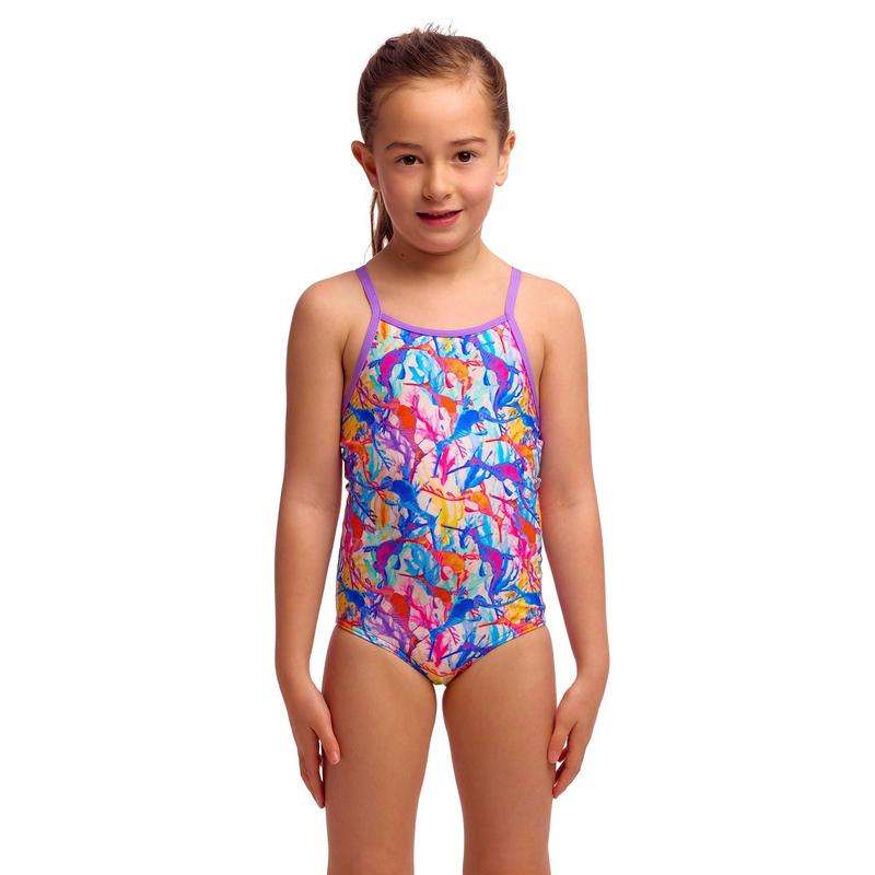 Funkita Toddler Girls Printed One Piece | Dreamy Weedy-Swimwear-Funkita-4-Dreamy Weedy-Ashlee Grace Activewear & Swimwear Online