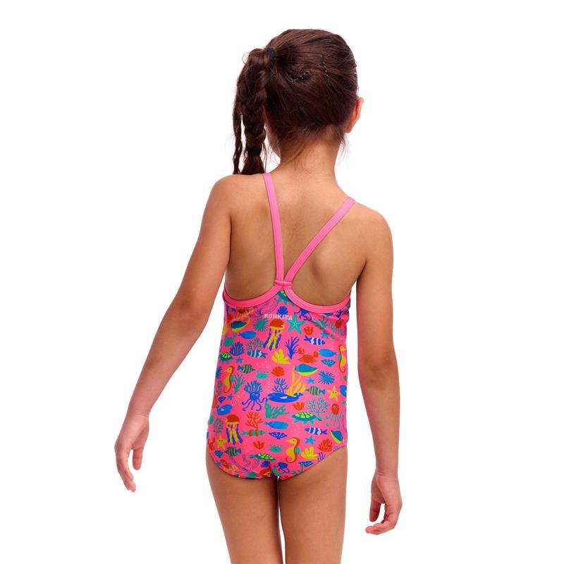 Funkita Toddler Girls Printed One Piece | Fishilicious-Swimwear-Funkita-2-Fishilicious-Ashlee Grace Activewear & Swimwear Online
