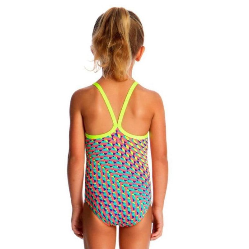 Funkita Toddler Girls Printed One Piece | Glitter Girl-Swimwear-Funkita-2-Glitter Girl-Ashlee Grace Activewear & Swimwear Online