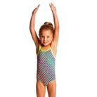 Funkita Toddler Girls Printed One Piece | Glitter Girl-Swimwear-Funkita-2-Glitter Girl-Ashlee Grace Activewear & Swimwear Online