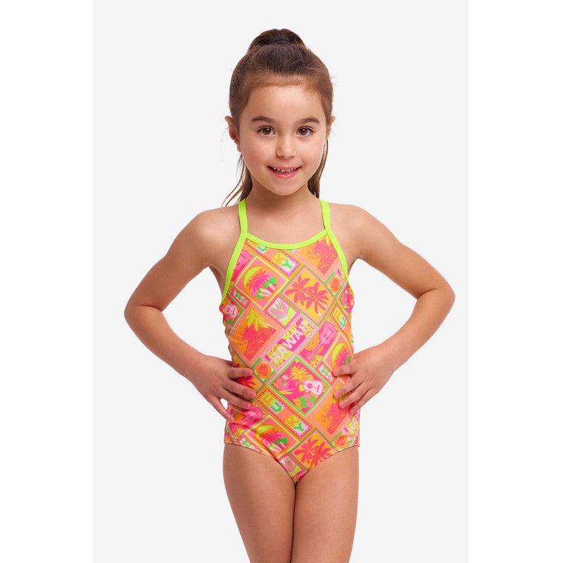 Funkita Toddler Girls Printed One Piece | Hula Bula-Swimwear-Funkita-3-Hula Bula-Ashlee Grace Activewear & Swimwear Online