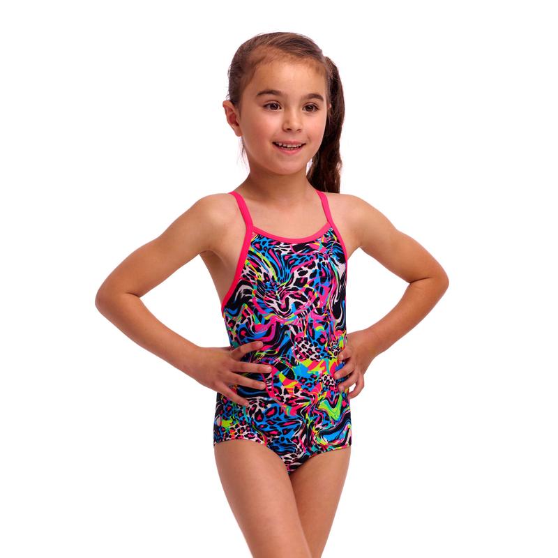 Funkita Toddler Girls Printed One Piece | Lolly Leopard-Swimwear-Funkita-2-Lolly Leopard-Ashlee Grace Activewear & Swimwear Online