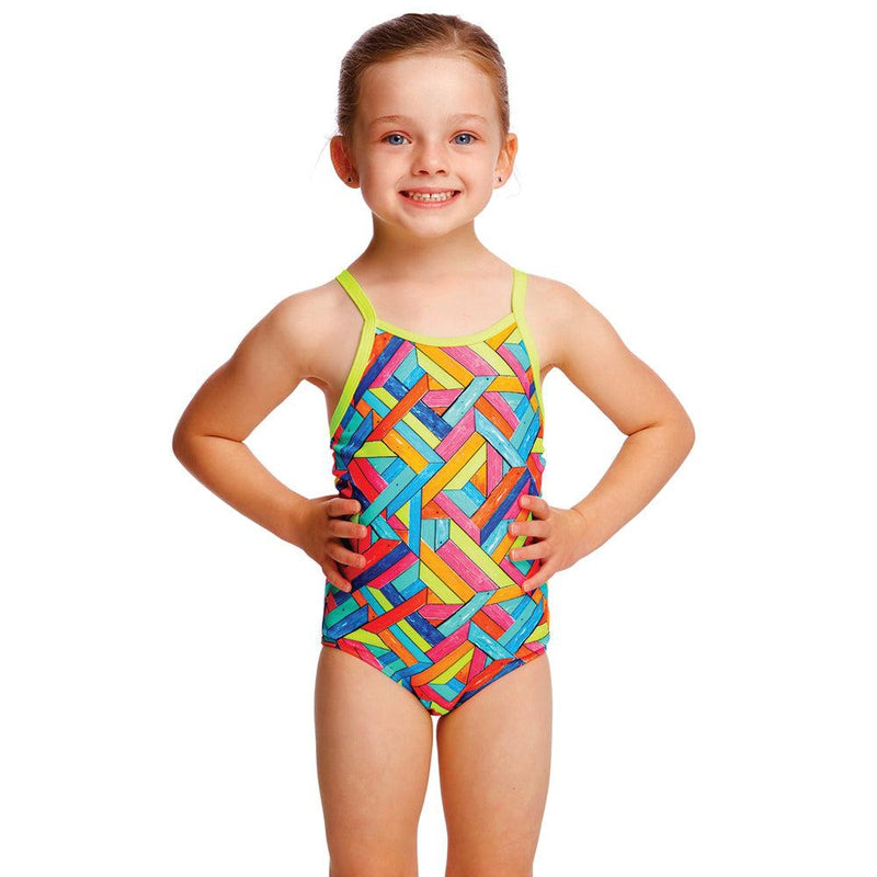 Funkita Toddler Girls Printed One Piece | Panel Pop-Swimwear-Funkita-2-Panel Pop-Ashlee Grace Activewear & Swimwear Online