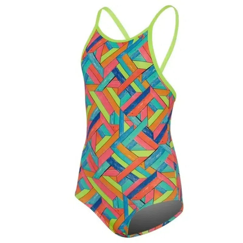 Funkita Toddler Girls Printed One Piece | Panel Pop-Swimwear-Funkita-2-Panel Pop-Ashlee Grace Activewear & Swimwear Online