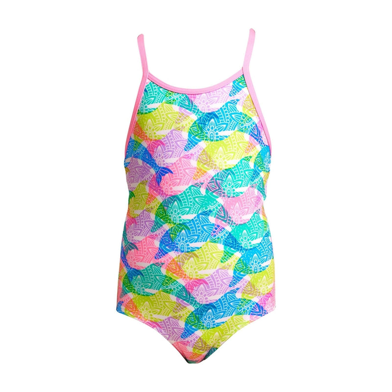 Funkita Toddler Girls Printed One Piece | Pastel Porpie-Swimwear-Funkita-2-Pastel Porpie-Ashlee Grace Activewear & Swimwear Online