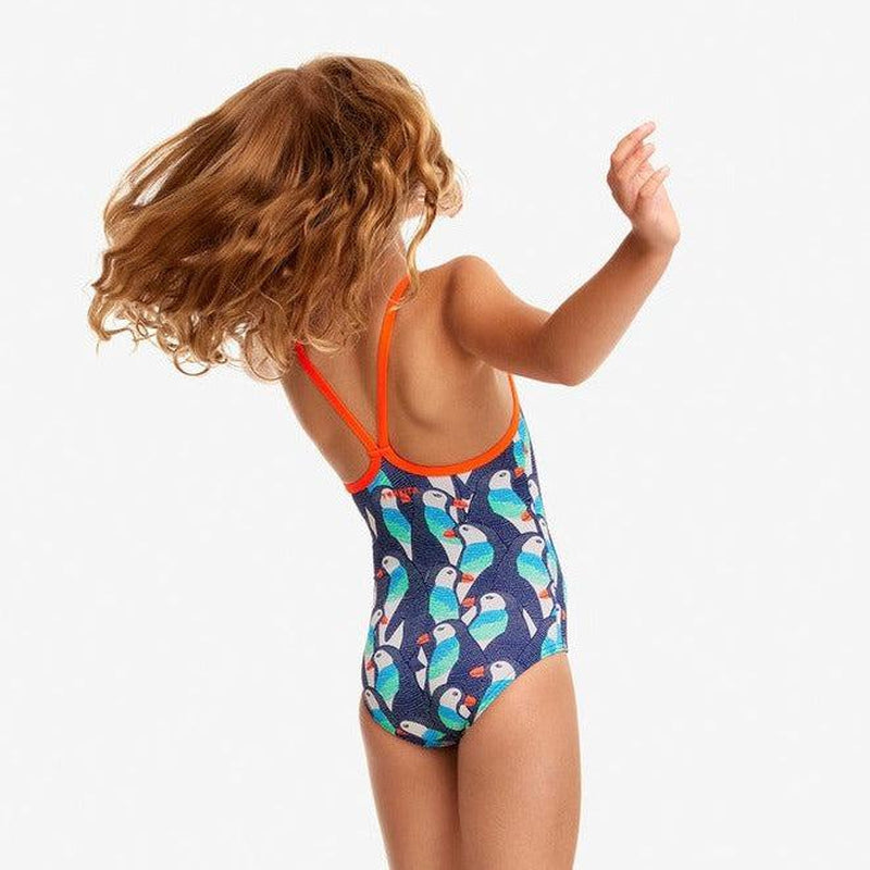 Funkita Toddler Girls Printed One Piece | Pengoo Parade-Swimwear-Funkita-2-Pengoo Parade-Ashlee Grace Activewear & Swimwear Online