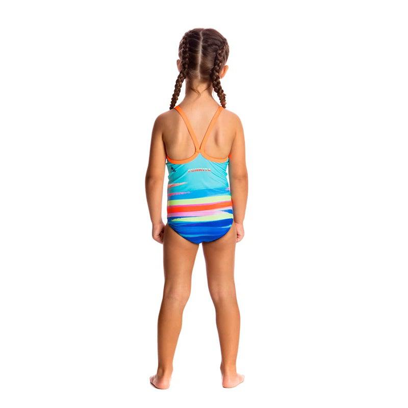 Funkita Toddler Girls Printed One Piece | Pina Colada-Swimwear-Funkita-2-Pina Colada-Ashlee Grace Activewear & Swimwear Online