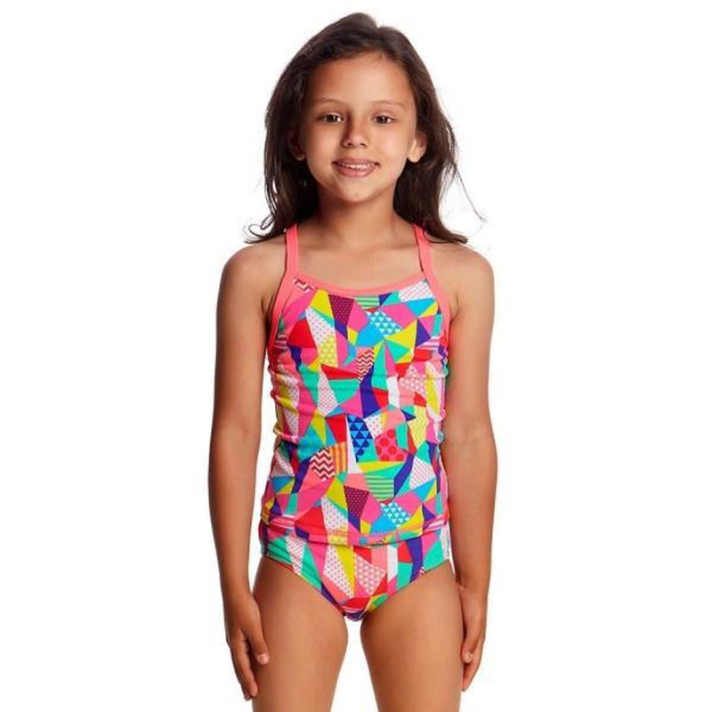 Funkita Toddler Girls Printed Tankini + Brief | Pastel Patch-Swimwear-Funkita-1-Pastel Patch-Ashlee Grace Activewear & Swimwear Online