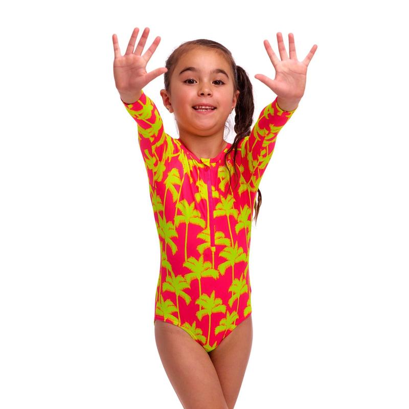 Funkita Toddler Girls Sun Cover One Piece | Sweet Coconuts-Swimwear-Funkita-1-Sweet Coconuts-Ashlee Grace Activewear & Swimwear Online