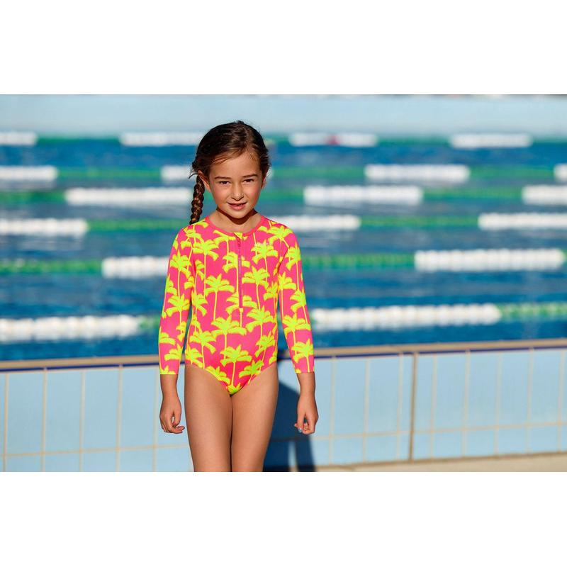 Funkita Toddler Girls Sun Cover One Piece | Sweet Coconuts-Swimwear-Funkita-1-Sweet Coconuts-Ashlee Grace Activewear & Swimwear Online