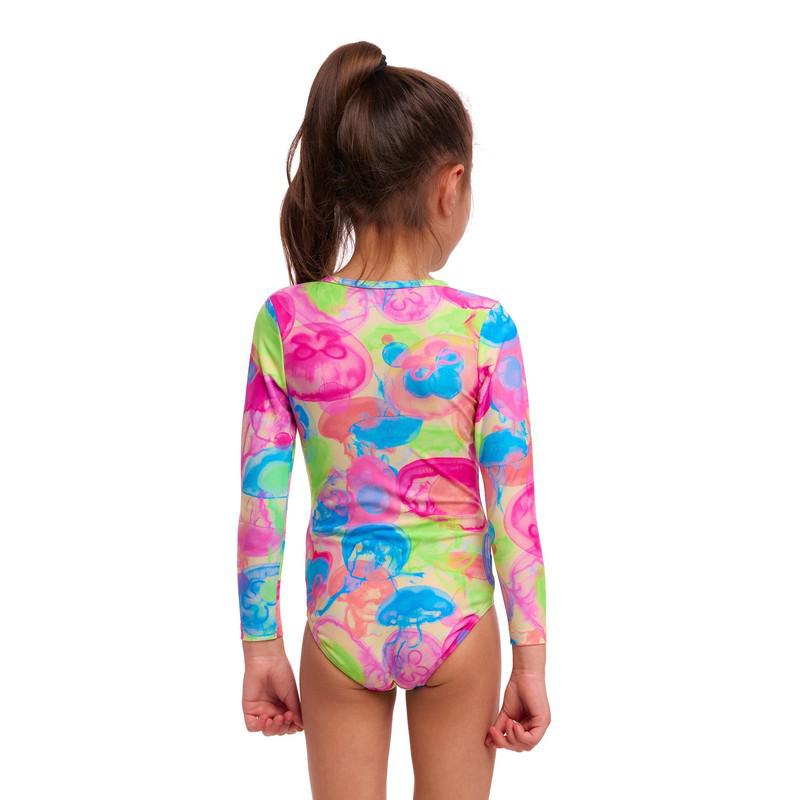 Funkita Toddler Girls Sun Cover One Piece | Sweet Sting-Swimwear-Funkita-1-Sweet Sting-Ashlee Grace Activewear & Swimwear Online