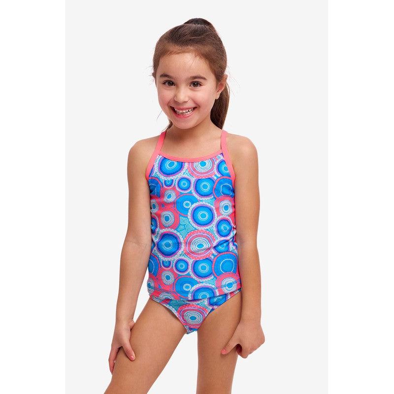 Funkita Toddler Girls Swim Steady Tankini + Brief | Bundjalung Blue-Swimwear-Funkita-1-Bundjalung Blue-Ashlee Grace Activewear & Swimwear Online