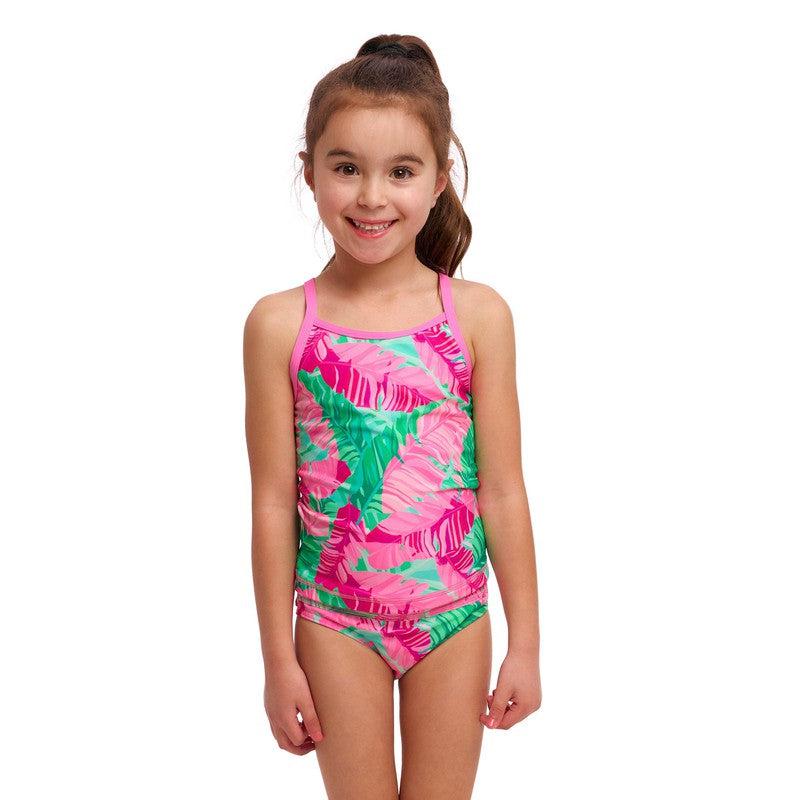 Funkita Toddler Girls Swim Steady Tankini + Brief | Tropic Palm-Swimwear-Funkita-1-Tropic Palm-Ashlee Grace Activewear & Swimwear Online