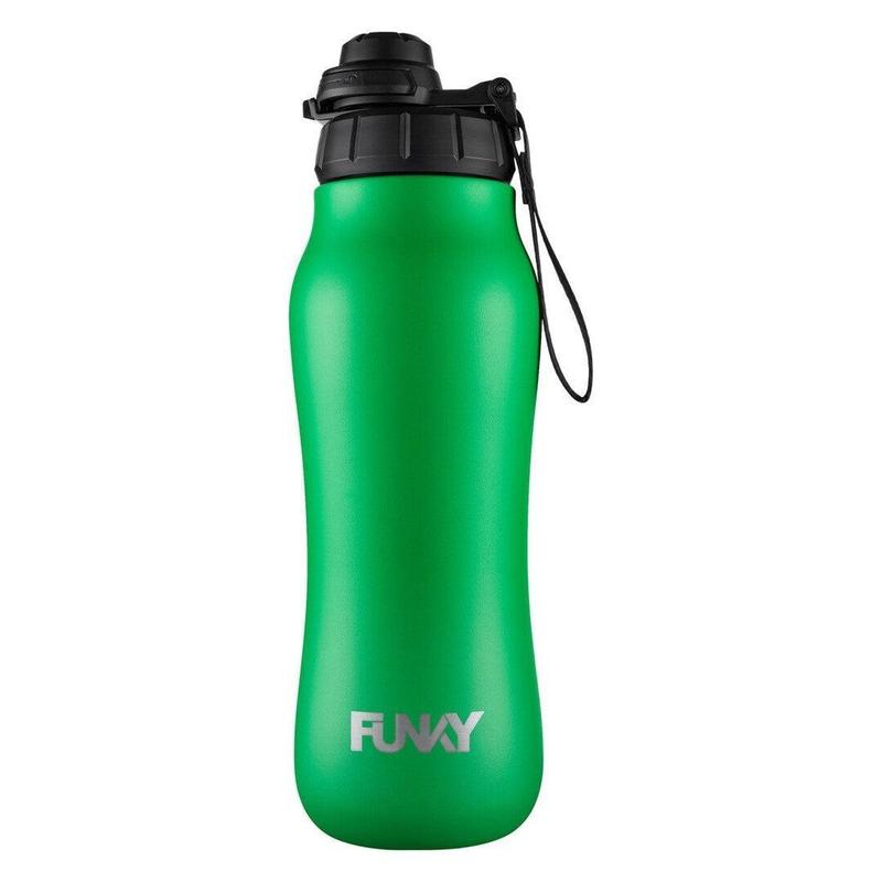 Funky Clean Stream Water Bottle-Swim Caps-Funky Trunks-Still Green-Ashlee Grace Activewear & Swimwear Online