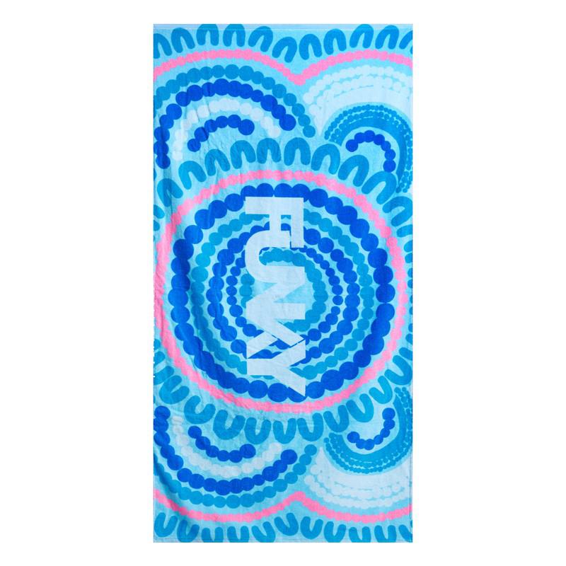 Funky Cotton Towel | Bundjalung Blue-Towel-Funky-Bundjalung Blue-Ashlee Grace Activewear & Swimwear Online