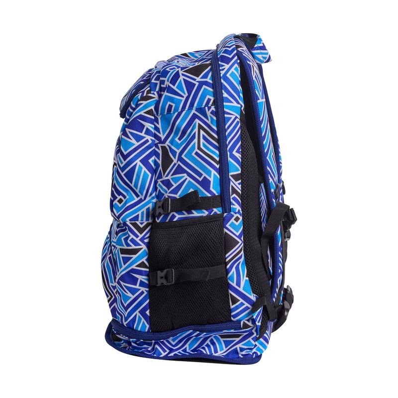 Funky Elite Squad Backpack | Blue Bits-Backpacks-Funky-Ashlee Grace Activewear & Swimwear Online