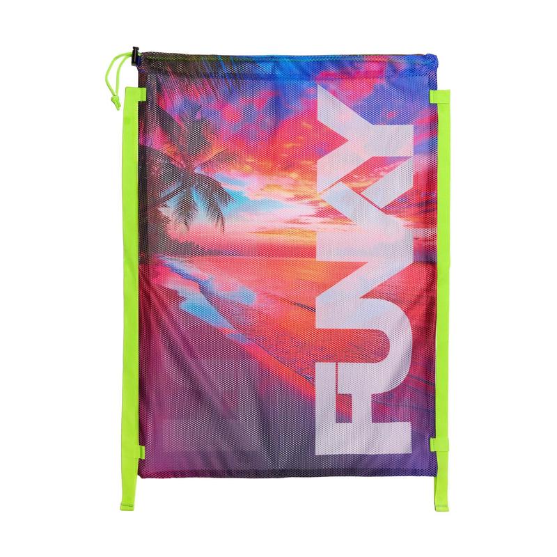 Funky Mesh Gear Bag | Touch of Paradise-Bag-Funky-Touch of Paradise-Ashlee Grace Activewear & Swimwear Online