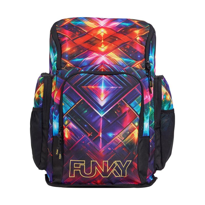 Funky Space Case Backpack | Firefly Sparkle-Backpacks-Funky-Ashlee Grace Activewear & Swimwear Online